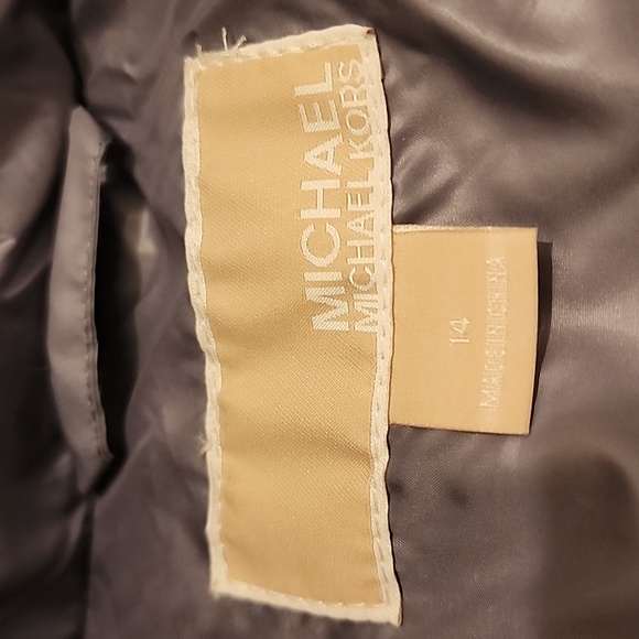 MICHAEL KORS Big Girls Heavy Weight Stadium Jacket Size 14. NWT - Picture 6 of 8